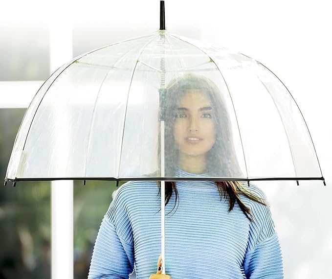 ShedRain Bubble Umbrella – See Through, Rain & Windproof Umbrella - Perfect for Weddings, Prom, Outdoor Events - Automatic Open