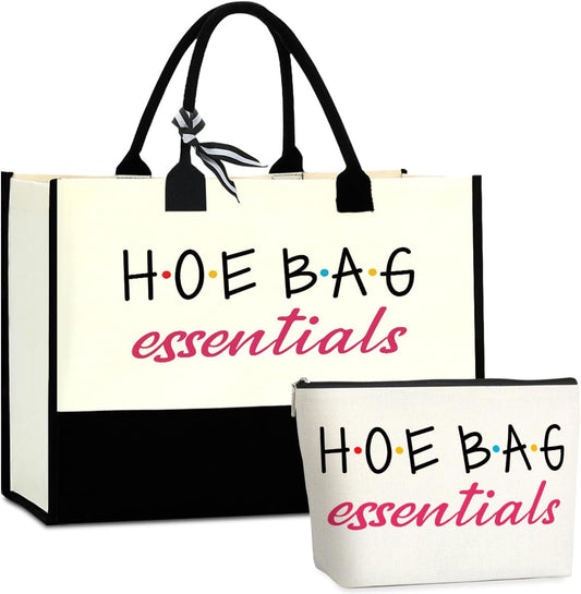 Funny Retirement Tote Bag Gift for Women - Unique Cool Party & Hoe Bag Design Gift Ideas for Best Friends