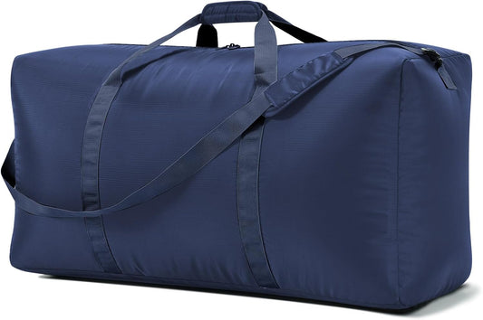 105L Extra Large Duffel Bag 32.5 inch Travel Duffel Bag lightweight Luggage Bag-Navy