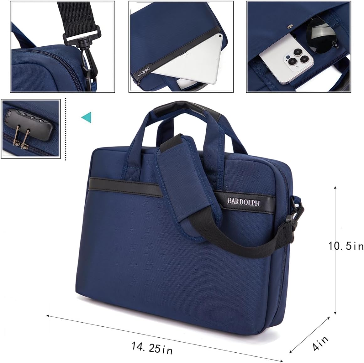 BARDOLPH Heavy Duty Accordian File Organizer with Handle