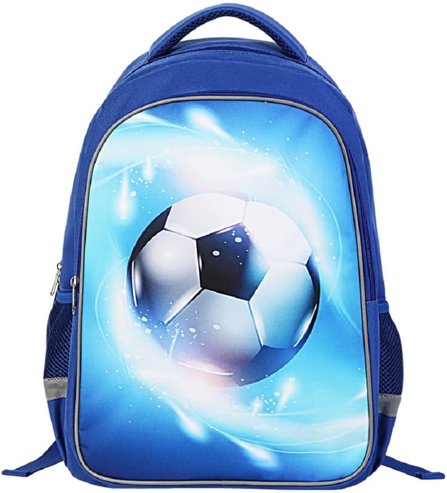 Luminous 3D Print School Backpack Large Capacity Lightweight Students Bookbag for Kids