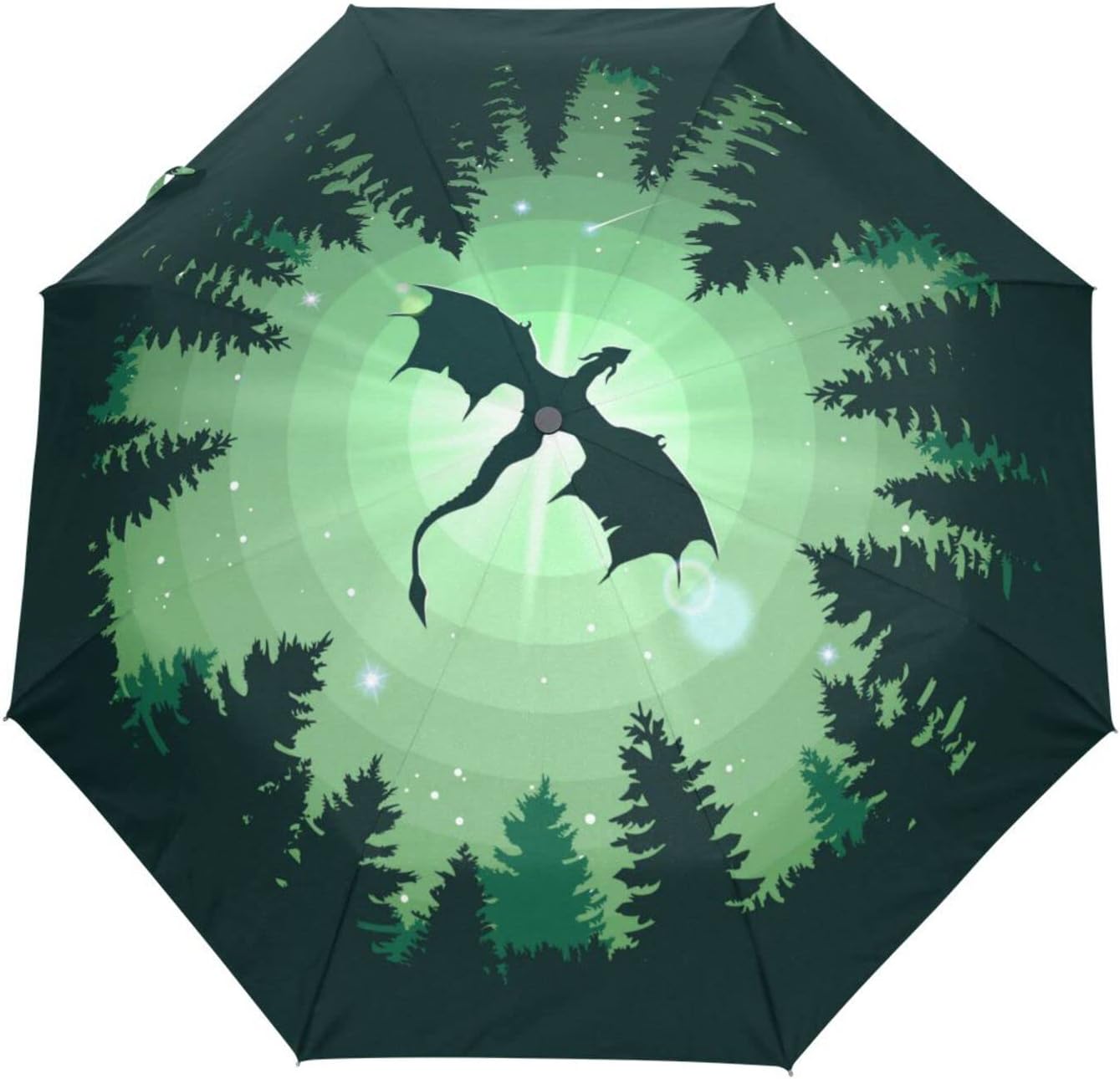 Automatic Umbrella One Touch Auto Open and Close Button Compact Travel Umbrella for Women Men Kid