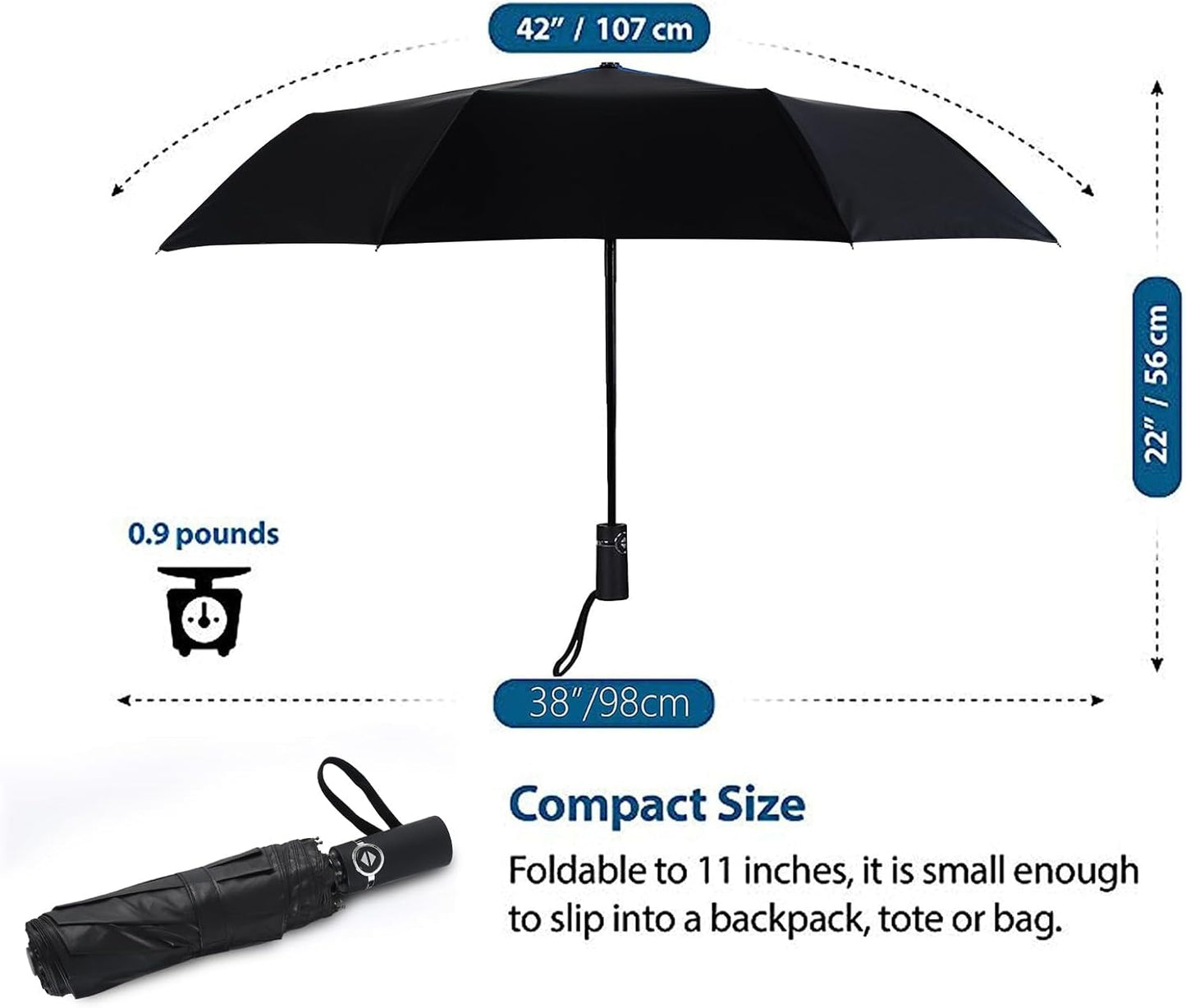 SY COMPACT Travel Umbrella Windproof Factory outlet Compact Automatic Umbrellas for Rain Compact Small UV Sun Protection Umbrella Durable Waterproof Lightweight-Fits Backpack Car Purse