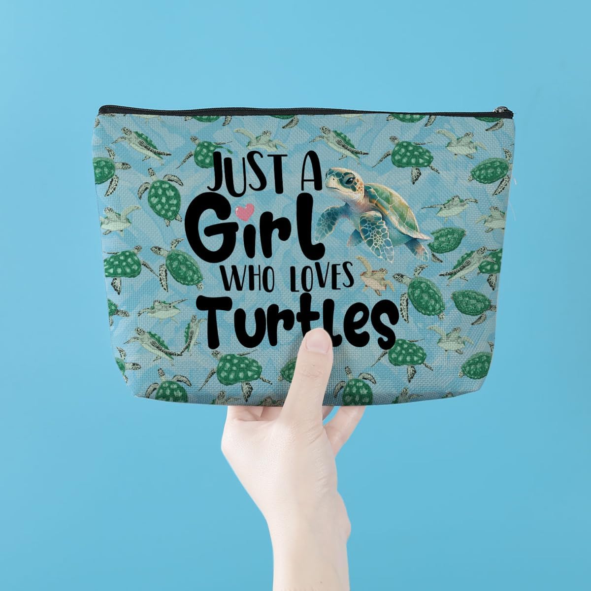 Sea Turtle Gifts, Girl Gifts Makeup Bag, Turtle Gifts for Women, Turtle Stuff for Female Girl Sister Friend Animal Lovers Turtle Lovers Birthday Graduation Friendship, Cosmetic Bag Travel Toiletry Bag