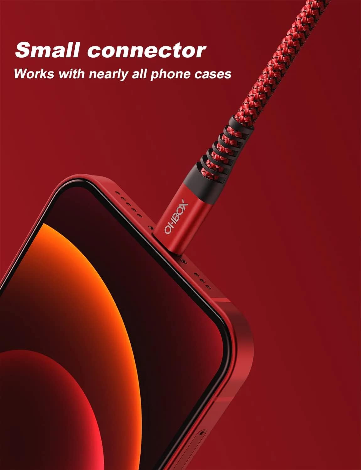 USB to Lightning Cable 6FT, 3Pack iPhone Charger Fast Charging, Heavy Duty iPhone Cables Braided Fast iPhone Charging Cord Compatible with iPhone 14 13 12 11 Pro Max XR XS X 8 7 6 Plus iPad and More