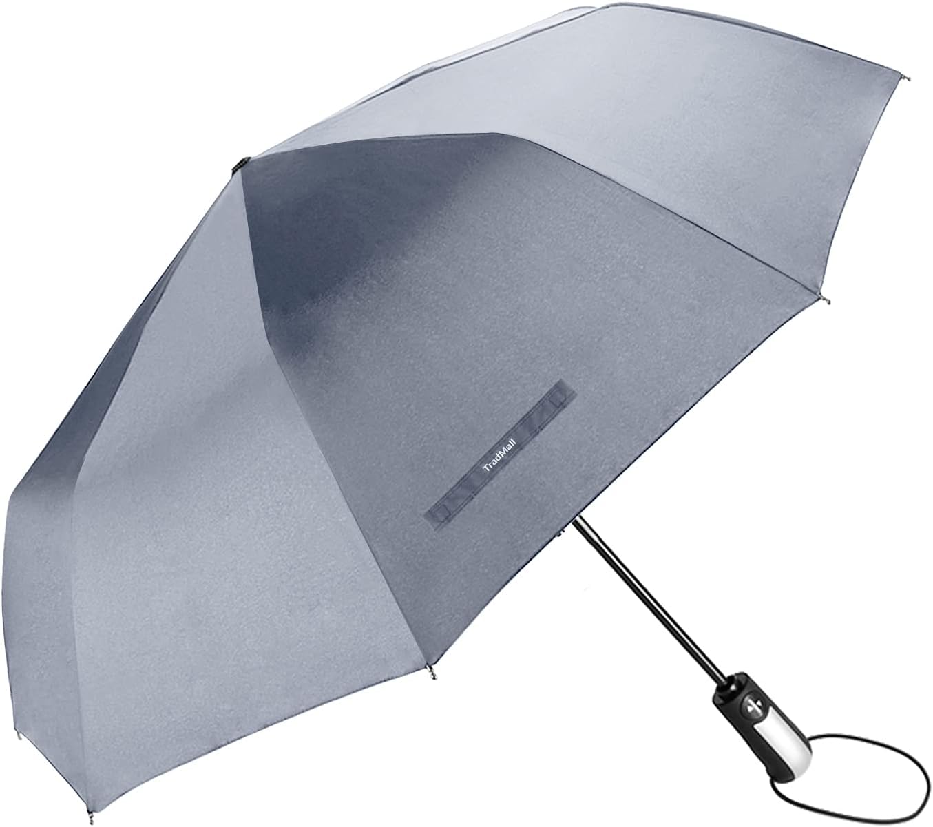 TradMall 5 Pack Bulk Umbrellas Travel Windproof Portable Compact Large Size Canopy for Rain Auto Open & Close