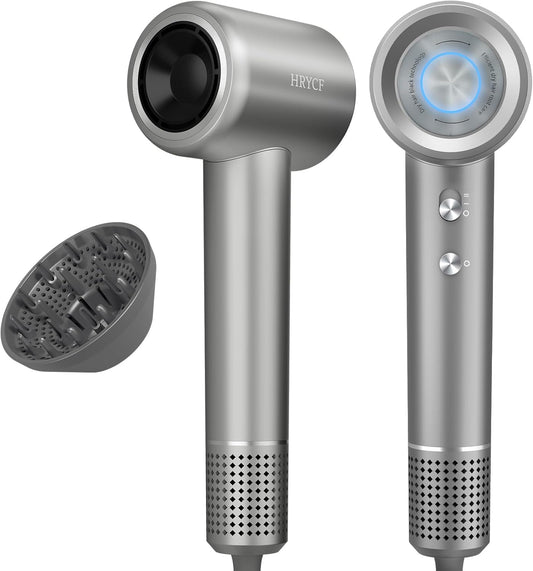 High Speed Hair Blow Dryer｜Professional Salon Grade Air Speed, Negative Ion Hair Care｜Quiet Design｜Suitable for Thick Hair/Styling with Diffuser, Long Motor Lifespan