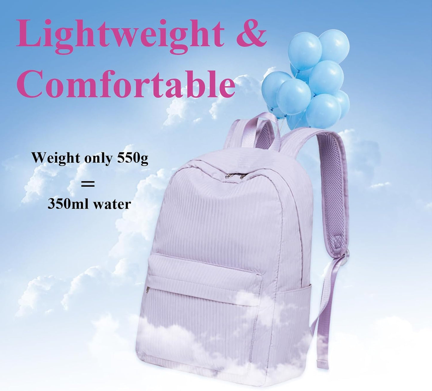 LEDAOU Backpack for Girls School Bag Kids Bookbag Teen Backpack Set Daypack with Lunch Bag and Pencil Case