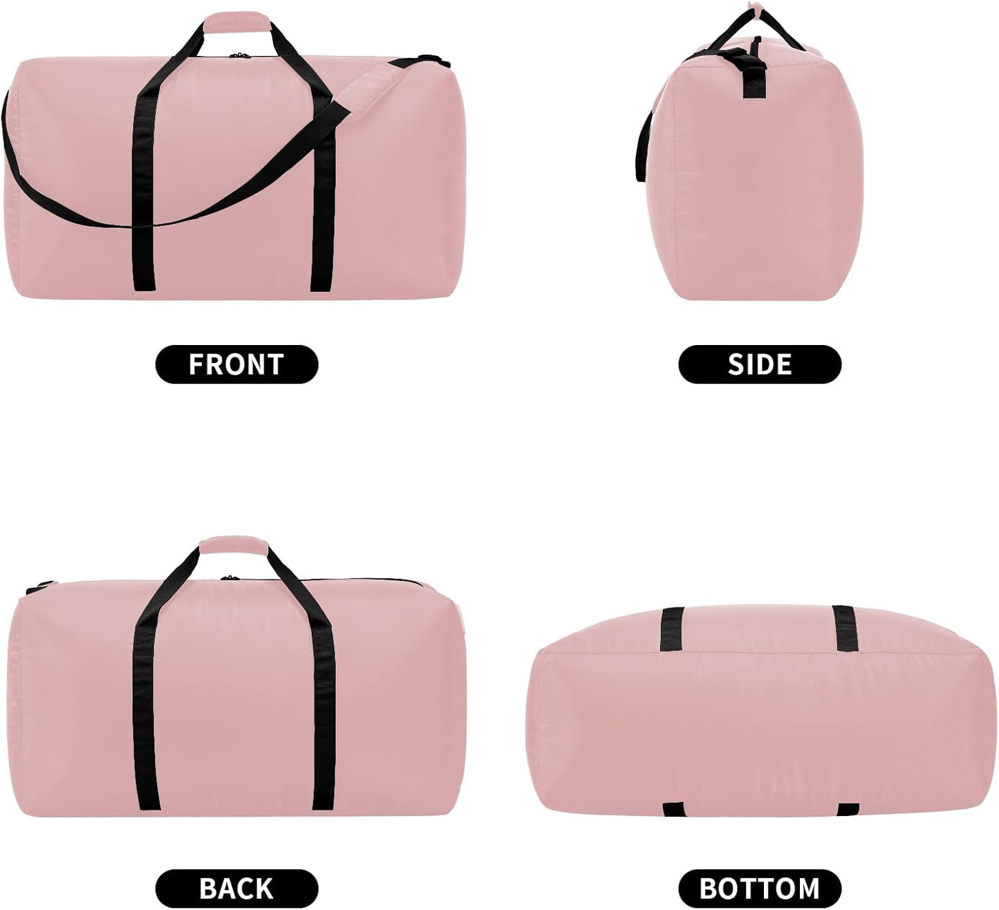 105L Extra Large Duffel Bag, 32.5 inch Travel Duffel Bag lightweight Luggage Bag-Pink
