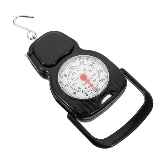 20kg Portable Mini Hanging Scale Capacity Mechanical Luggage Scale Measuring Tape for Travel Home and Outdoor Use