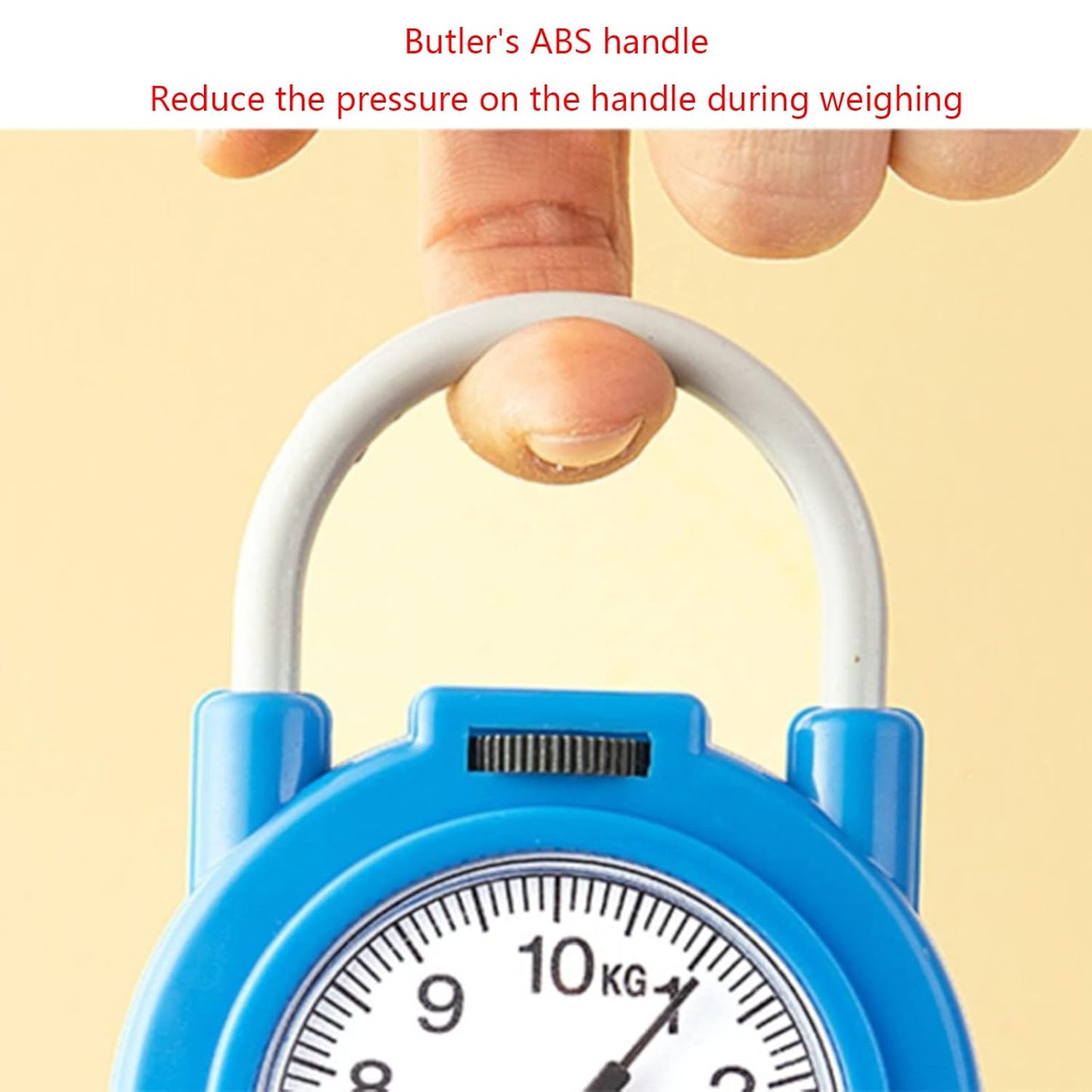 10kg Portable Mechanical Scale Hanging, Fish, Luggages, Kitchen Scale Hanging Hook Multi-Purpose Scale for Household