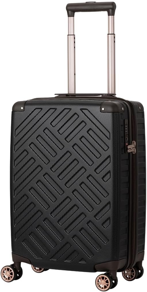 LEGEND WALKER DECK Hardside Expandable Luggage, 22 inch, Carry-on, Black, 5514-49-BK