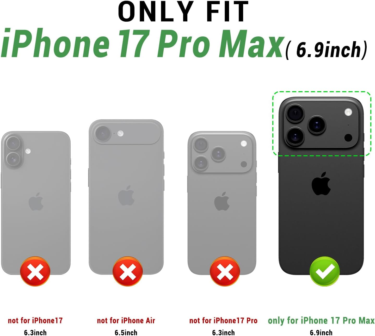 SUANPOT Compatible with iPhone 17 Pro Max 6.9" Wallet case with RFID Blocking Credit Card Holder,Flip Book PU Leather Protective Cover Women Men for Apple 17 Pro Max Phone case Light Coffee