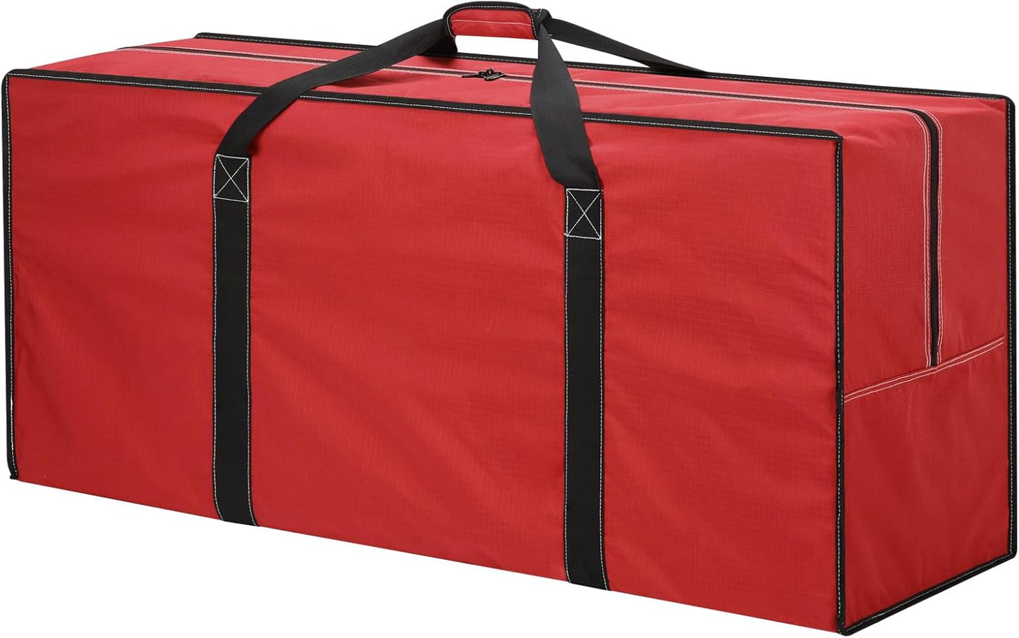 155L Extra Large Duffle Bag - 42 inch Heavy Duty & Water Resistant Duffel Bag Durable Luggage Storage Bag for Camping, Travel, Sports (Red)