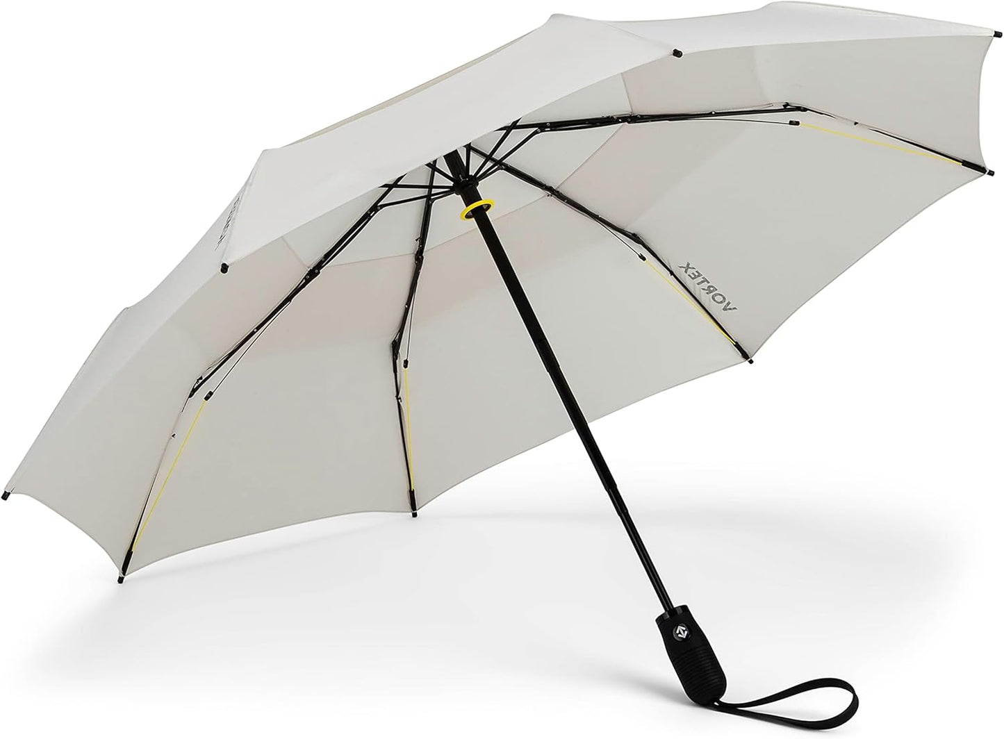 ShedRain Vortex Automatic Compact Folding Windproof Travel Umbrella – Rain & Windproof Vented Double Canopy – Protect from Rain, Sun & Wind - Wind Tunnel Tested to 75 mph