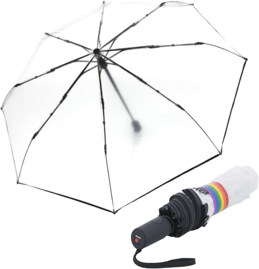 Knirps A.200 Medium Duomatic Windproof Umbrella for Adults – Automatic Open Close 38.5" Canopy, Travel Case Included