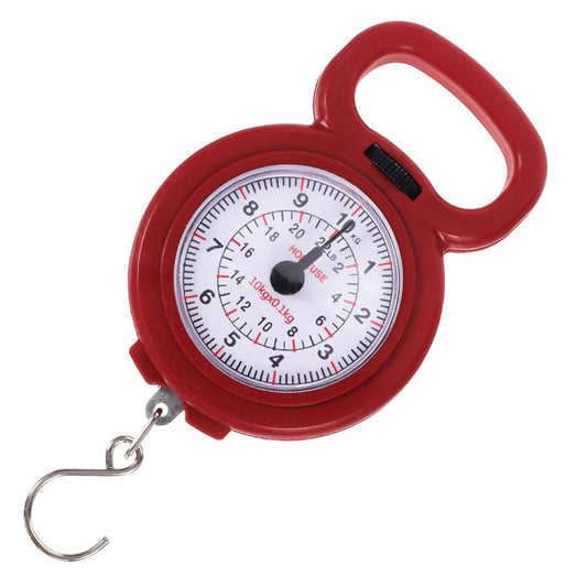 10kg Handheld Scale Small Hanging Scale for Luggage Portable Digital Easy to Read Display Random Color