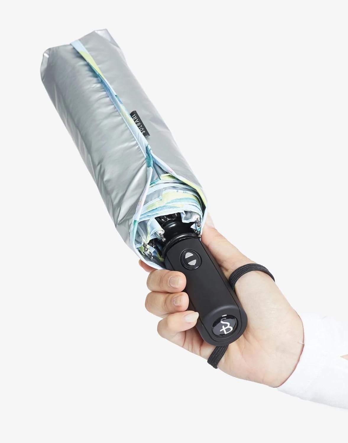 Solbari Compact Sun Protective Umbrella UPF 50+ UV Protection, Ultra-Light & Travel-Friendly, Reflective Sun Protection for Beach, Picnics, & Outdoor Festivals