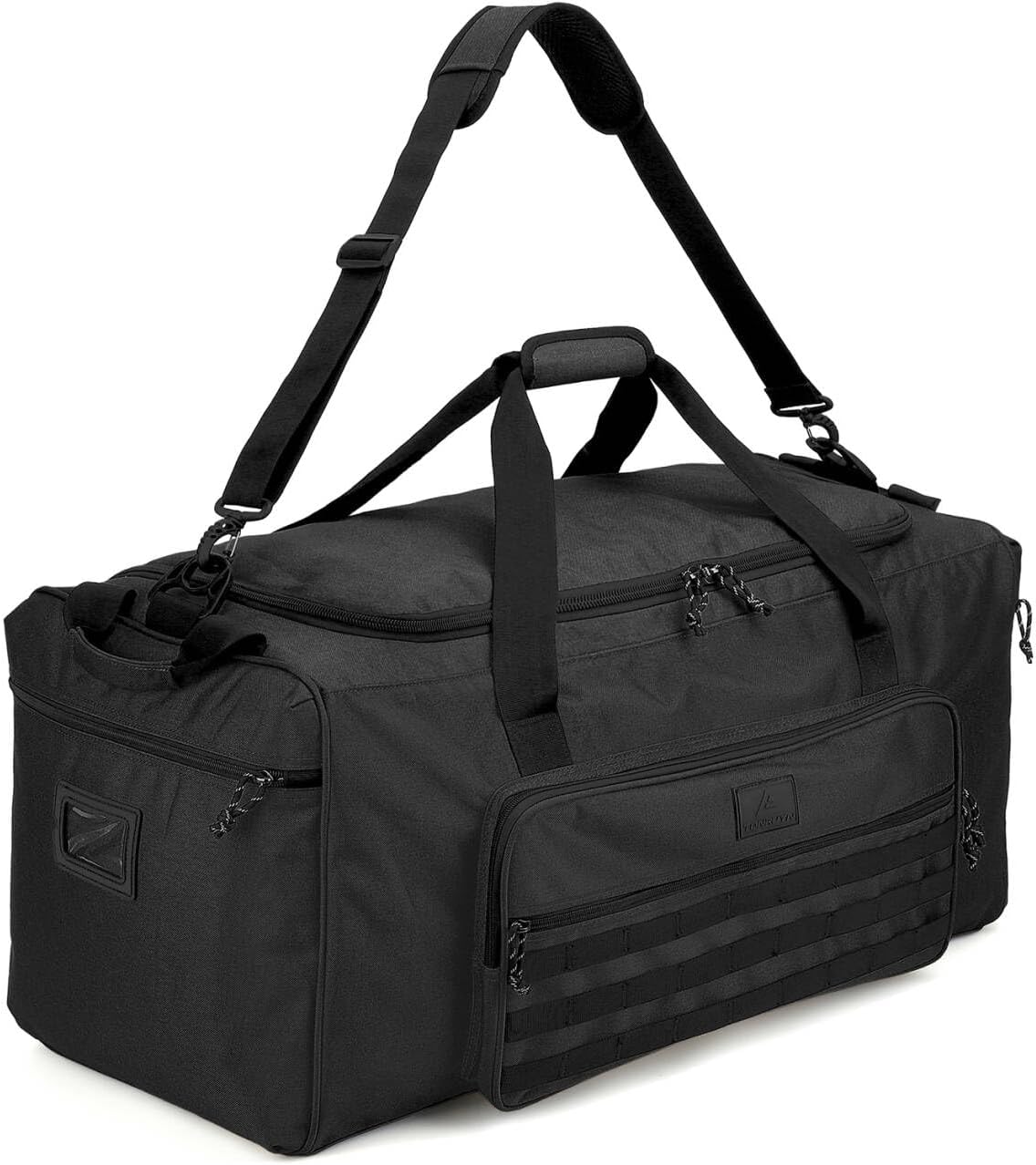 125L Extra Large Gym Duffle Bag for Men Women with Shoes Compartment Heavy Duty Tactical Sports Duffel Bag Big Football Baseball Basketball Soccer Hockey Team Equipment Bag, Black