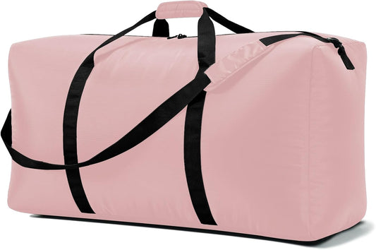 105L Extra Large Duffel Bag, 32.5 inch Travel Duffel Bag lightweight Luggage Bag-Pink