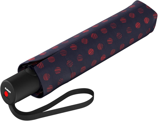 Knirps A.200 Medium Duomatic Windproof Umbrella for Adults – Automatic Open Close 38.5" Canopy, Travel Case Included