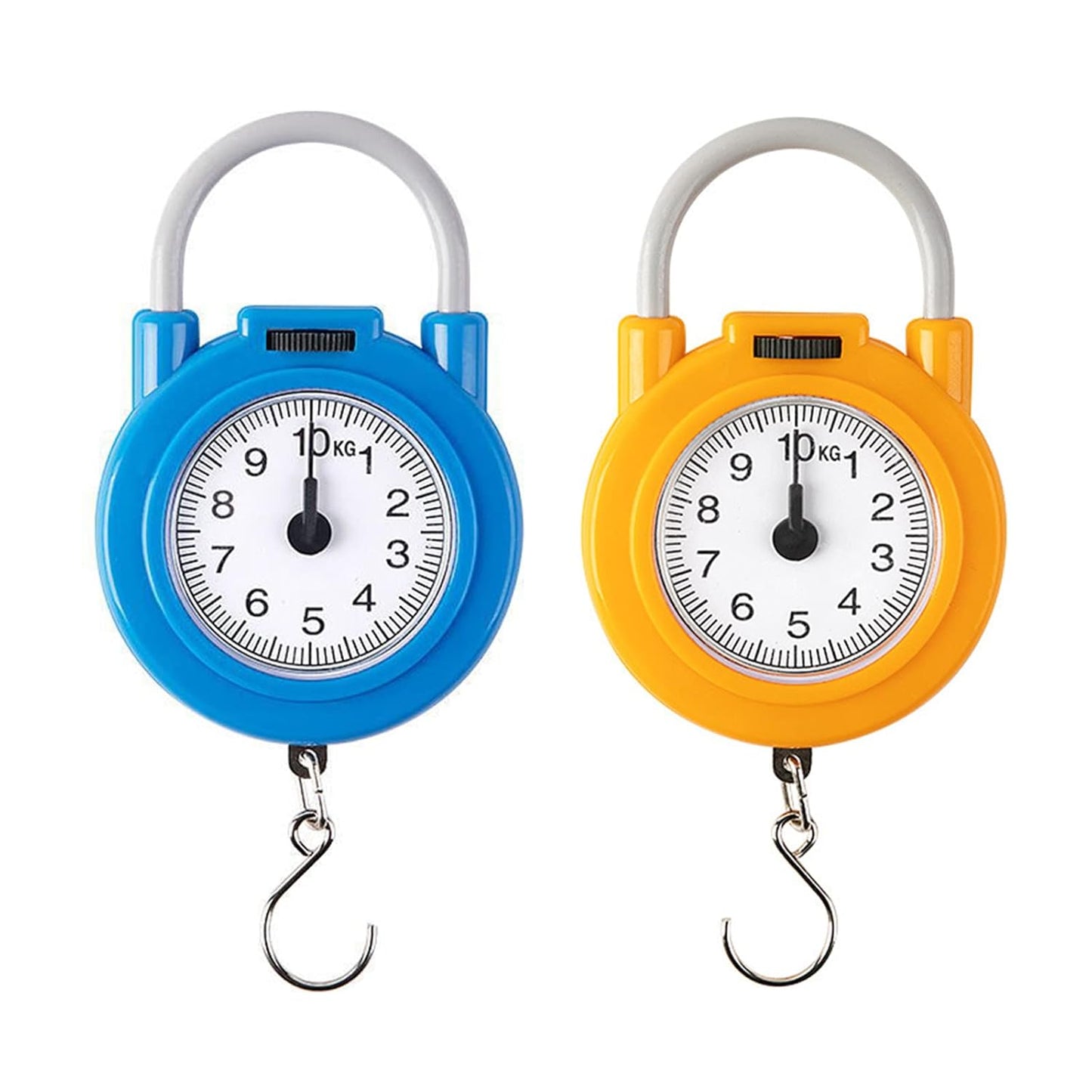 10kg Portable Mechanical Scale Hanging, Fish, Luggages, Kitchen Scale Hanging Hook Multi-Purpose Scale for Household