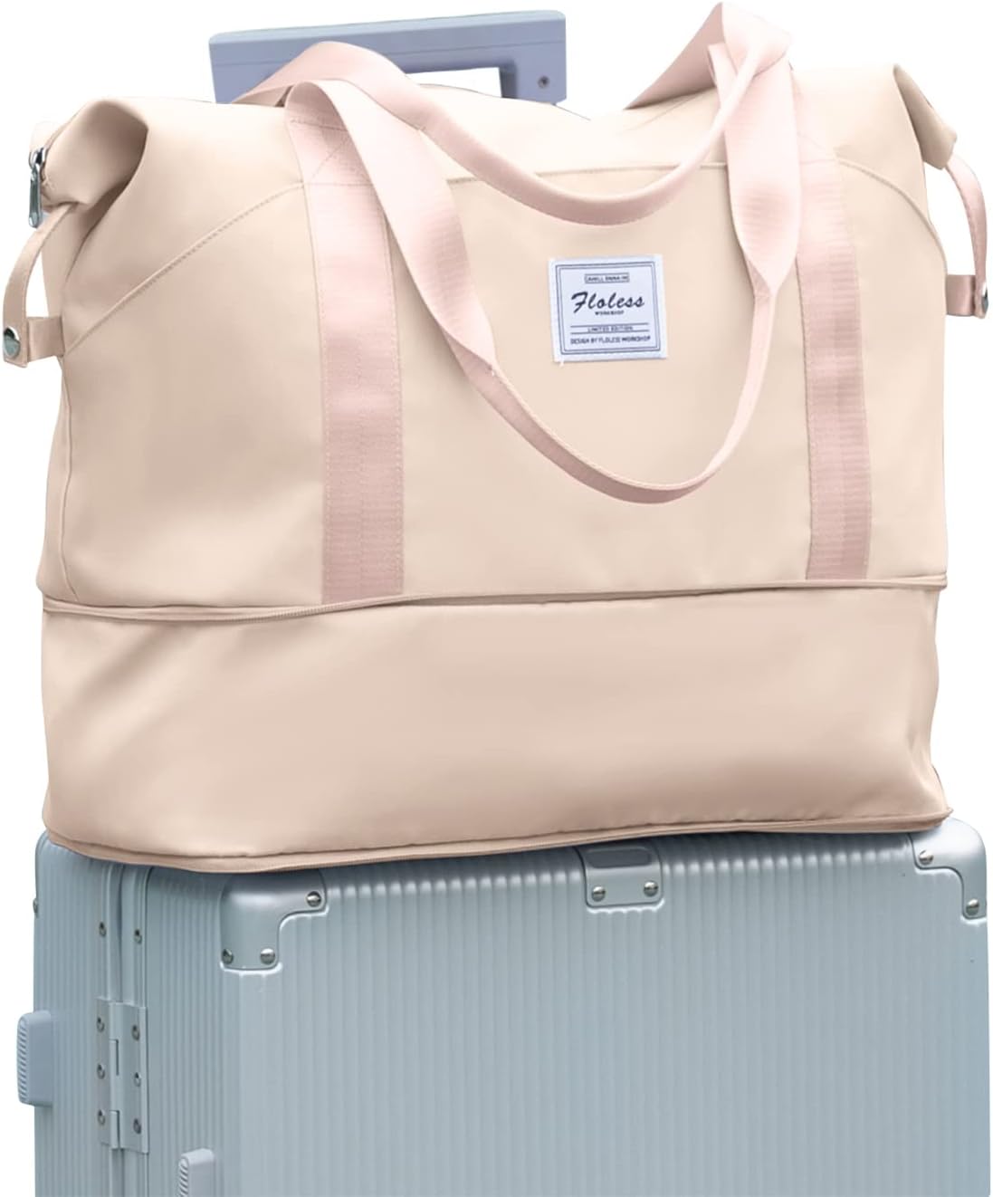 Travel Duffel Bag, Sports Tote Gym Bag, Shoulder Weekender Overnight Bag for Women