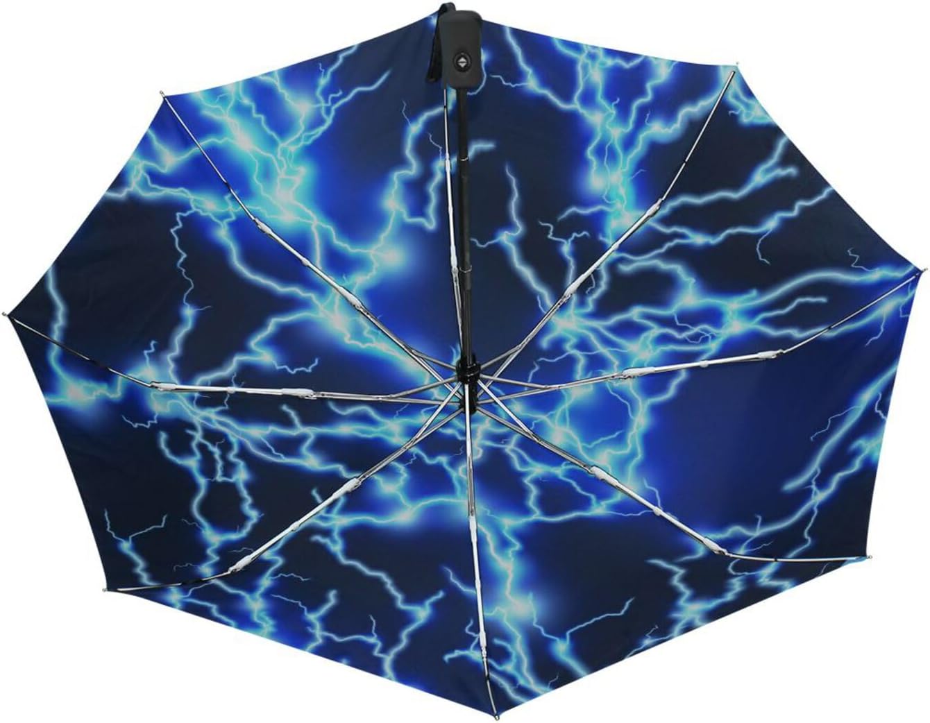 Automatic Umbrella One Touch Auto Open and Close Button Compact Travel Umbrella for Women Men Kid