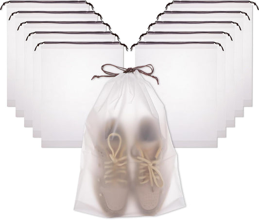 100 Pack Shoe Bags for Travel, 11.8" x 15.7" Waterproof Travel Shoe Bags for Packing,Large Travel Bag for Shoes, Storage Bags Travel Essentials Men for and Women