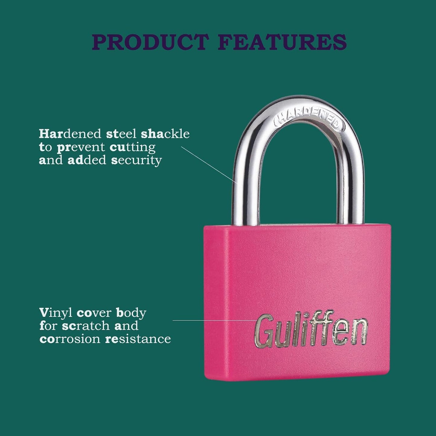 2 Pack Aluminum Locker Lock with Key, Pad Lock with 1-9/16 in. (40 mm) Wide, Key Lock for Gym Locker, Shed, Gate, and Storage Unit