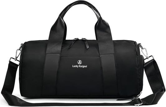 Small Gym Bag for Women with Wet Pocket & Shoes Compartment, Cute Mini Sport Duffel Gym Tote Bags for Yoga, Workout, Dance, Swim