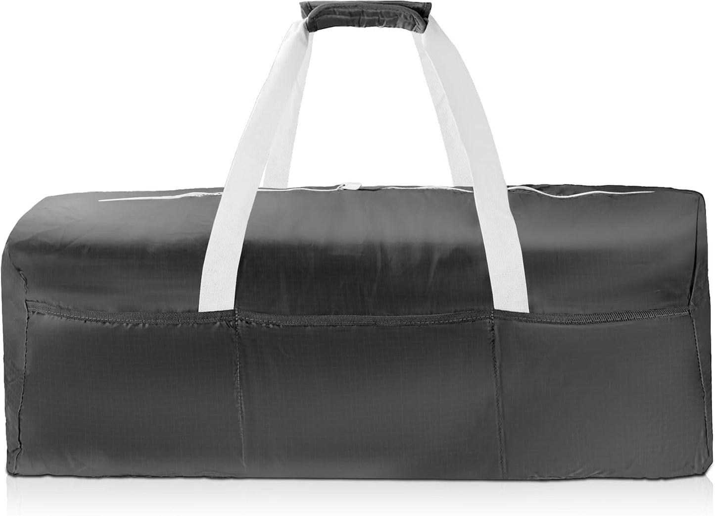 125L Foldable Duffel Bag, Lightweight and Waterproof for Travel - Black