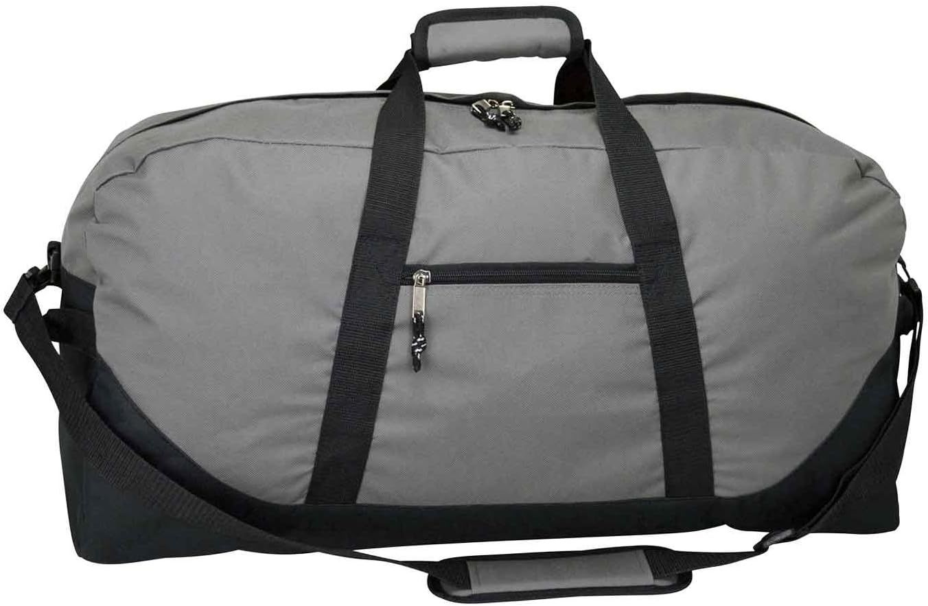 DALIX 25" Big Adventure Large Gym Sports Duffle Bag (Black Grey Navy Blue Red Camo)