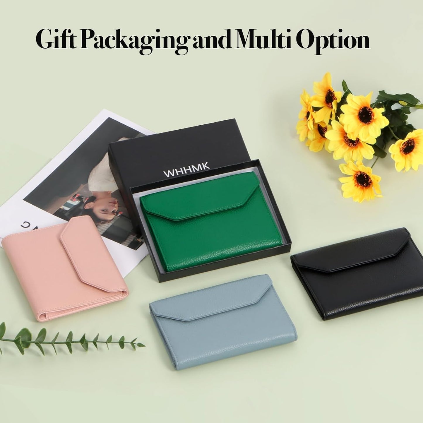 Leather Passport Holder for Travel,Rfid Passport Holder Protect Your Card Security,Passport Book Holder for Women,Travel Wallet with Cards & Pen Slots,Boarding Pass,Zipper Cash Pocket(Green)