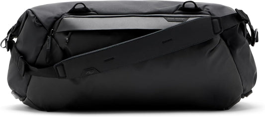 Peak Design Travel Duffel, Extra-Wide Single Zip Access, Weatherproof Shell, 4 External Pockets, Fits Packing Cubes & Camera Cubes, Ideal for Weekend Trips, Versatile Duffel Bag for Travel