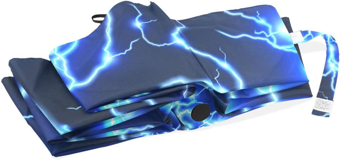 Automatic Umbrella One Touch Auto Open and Close Button Compact Travel Umbrella for Women Men Kid