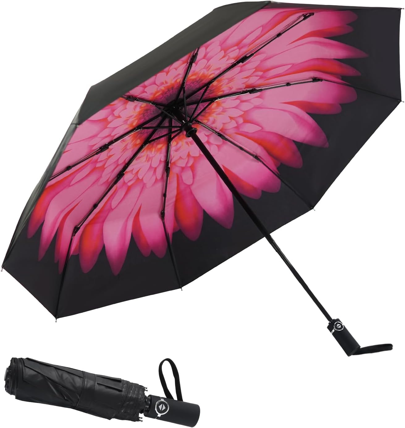 SY COMPACT Travel Umbrella Windproof Factory outlet Compact Automatic Umbrellas for Rain Compact Small UV Sun Protection Umbrella Durable Waterproof Lightweight-Fits Backpack Car Purse