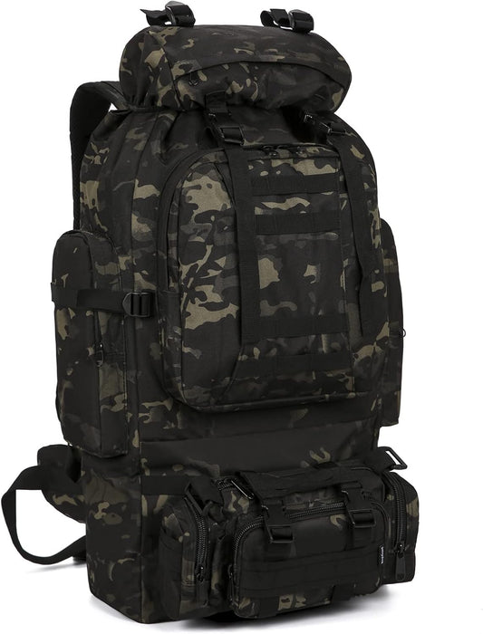100L Camping Hiking Backpack,Molle military Tactical rucksack backpack,Waterproof Lightweight Hiking Backpack