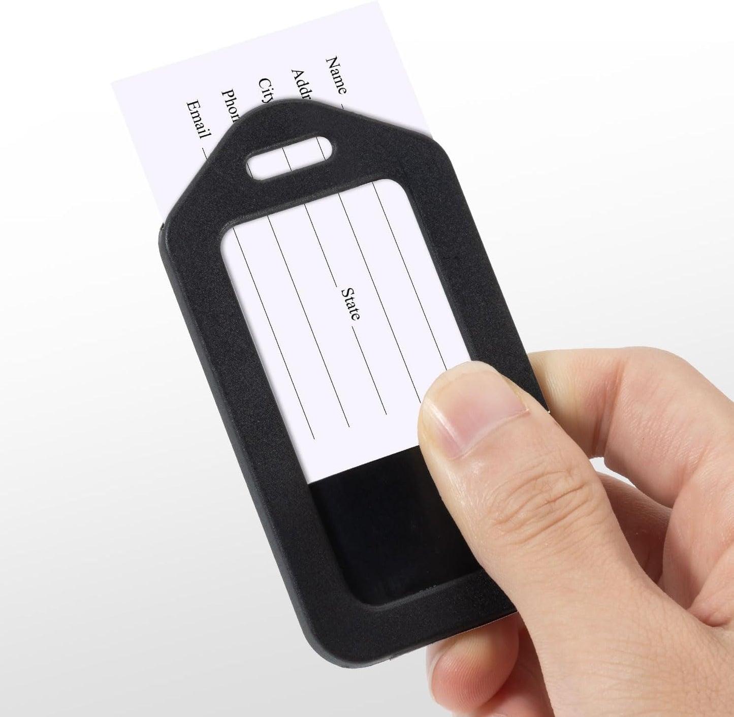 18 Pack Luggage Tag Bright Luggage Tags for Suitcases Bag Tags Name Tags for Kids Travel Accessories Must Haves by Sodsay (Blue)