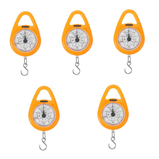 5pcs Digital Hang Scale Luggage Weight Scale Compact Portable Hook for Travel and Home Use