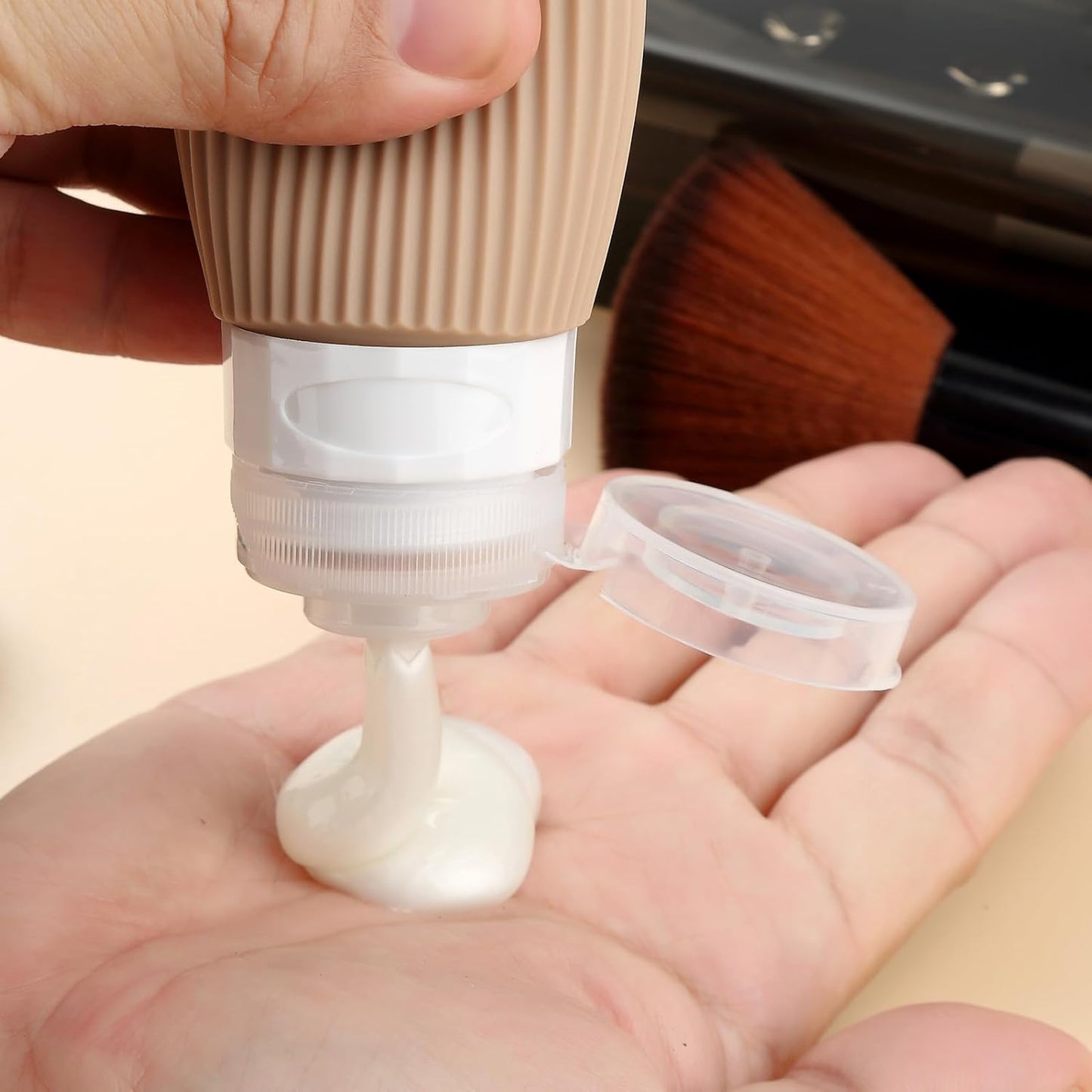 16 Pack Travel Bottles for Toiletries, Large 6oz Silicone Travel Containers, Leak Proof Refillable Liquid Shampoo And Conditioner Travel Essentials