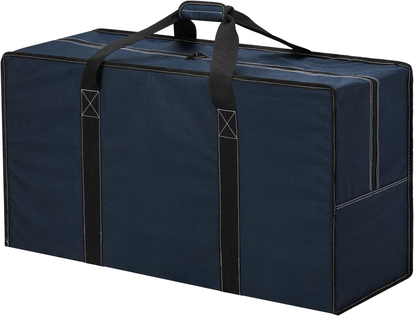 105L Extra Large Duffle Bag - 32.5 inch Heavy Duty & Water Resistant Duffel Bag Durable Luggage Storage Bag for Camping, Travel, Sports (Navy Blue)
