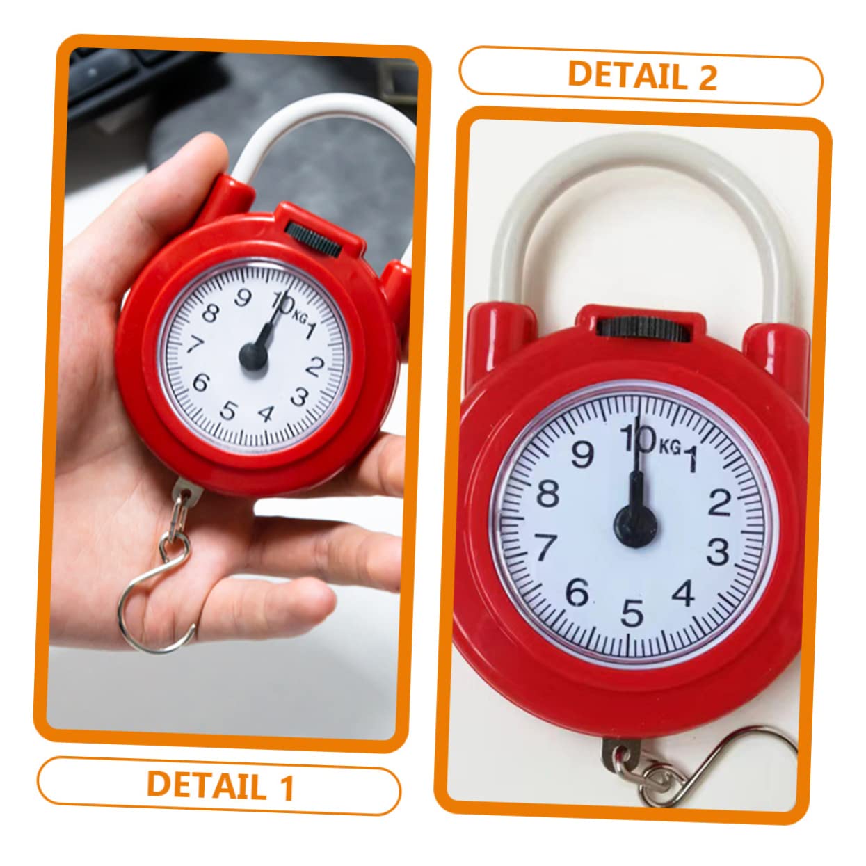 VICASKY Travel Scale for Luggage Baggage Portable Electronic Weighing Scale Hook for Fishing and Home Use