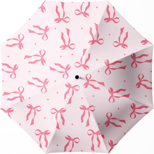 Small Compact Travel Automatic Folding Umbrella for Women, Portable Lightweight, Rain, Wind, UV Sun Shade