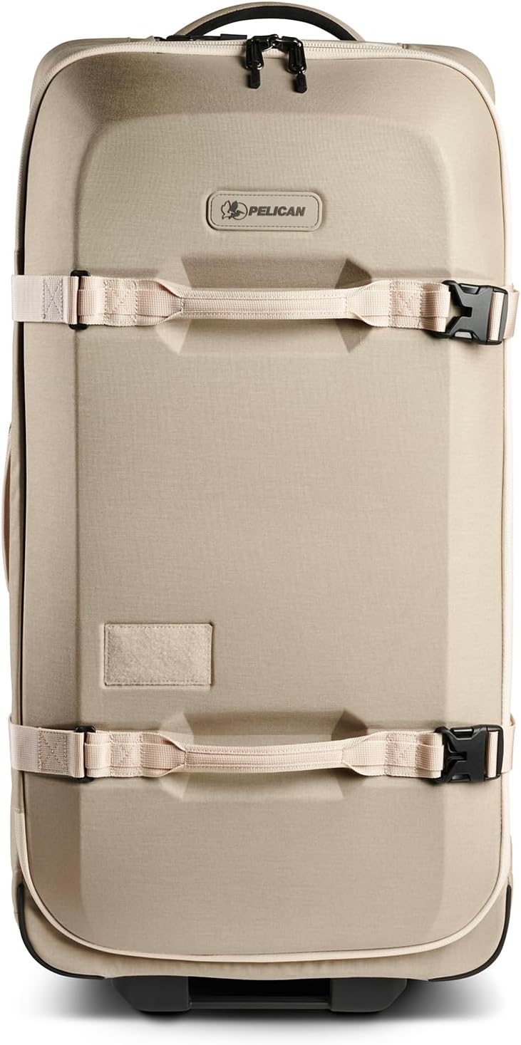 Pelican Aegis Luggage - Check in Duffel Bag with Wheels - 32 Inch Suitcase with Wheels (Sand)