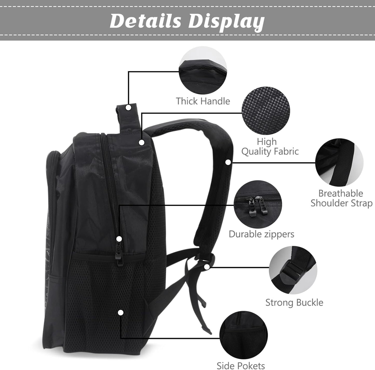 Construction Backpack Kids Excavator Bookbag 16inch Schoolbag With Lunch Box Bag And Pencil Case Set For Boys Girls