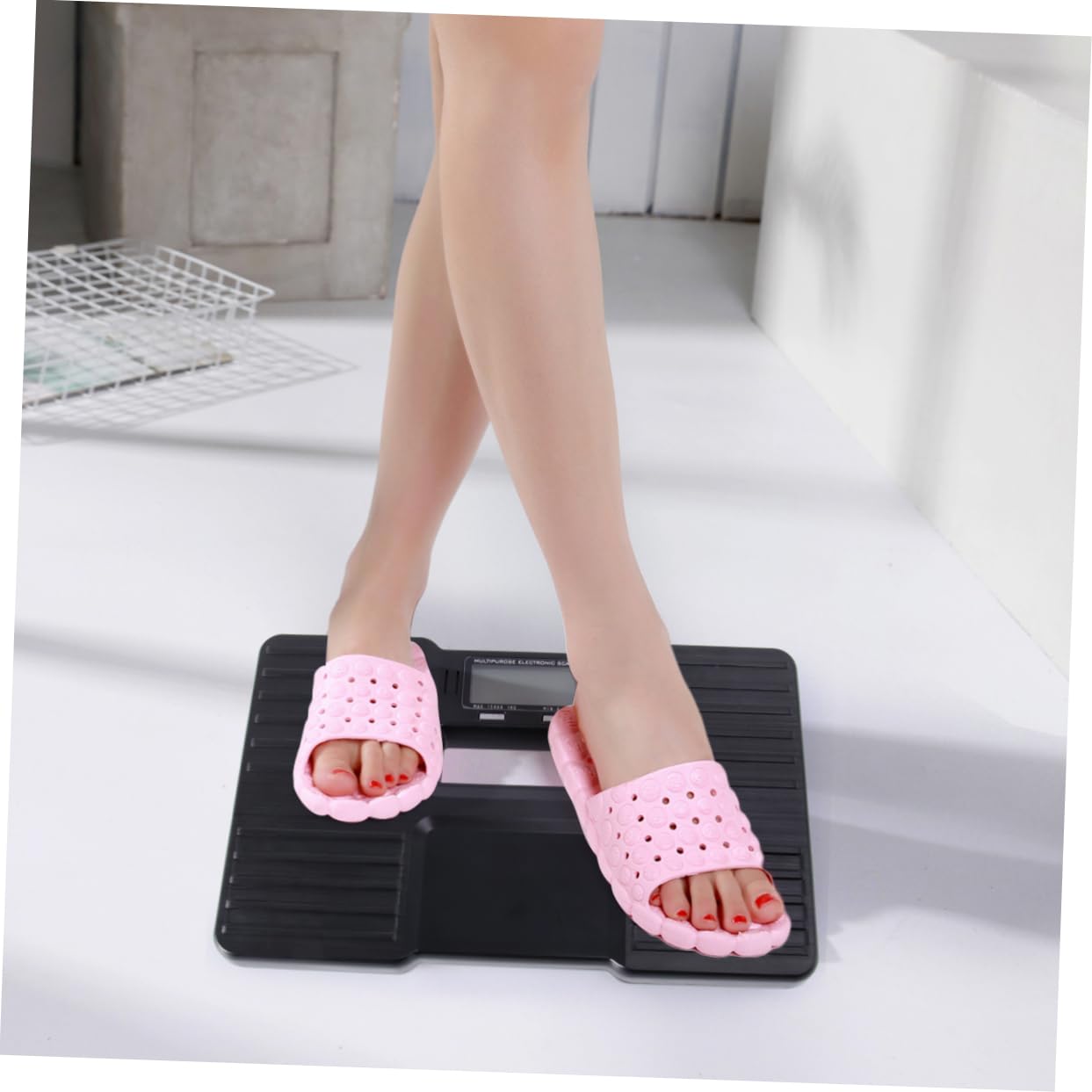 150kg Electronic Scale Backlit Multi-Functional Auto-Shutdown Weighing Scale for Baggage Body Weight Package Net Weight Indicator No Battery Included