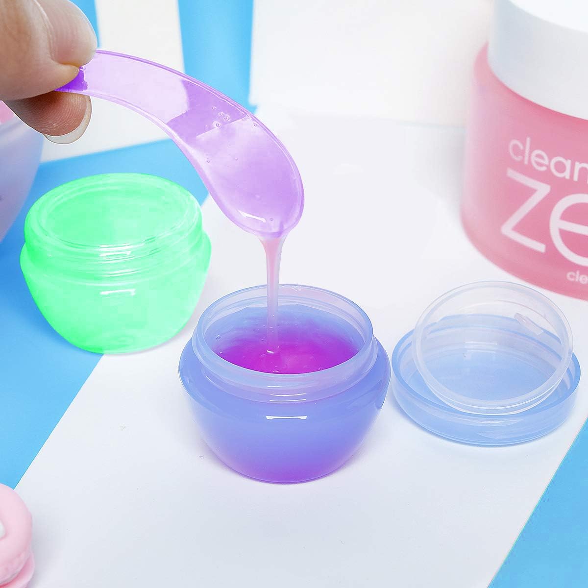 Travel Bottles Kit, TSA Approved Leak Proof Portable Toiletry Containers Set, Clear PET Flight Size Cosmetic Containers for Lotion, Shampoo, Conditioner Bottles with Toiletry Bag（Multiple colors）