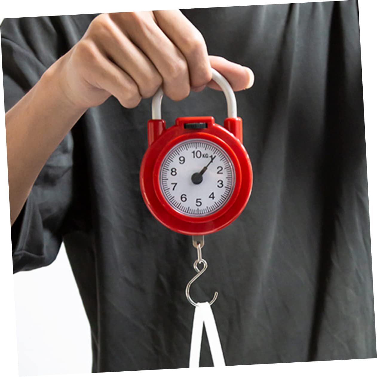 SUPVOX Portable Electronic Hanging Scale High Precision Weight Scale with Hook Lightweight Handheld for Home Use Travel and Outdoor Activities