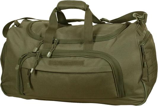 Gym Bag Duffle Bags for Men Women with Shoes Compartment Sport Weekend Travel Overnight Carry On Bag for Tactical Military Travel Work Out Bags (2.0 Green)